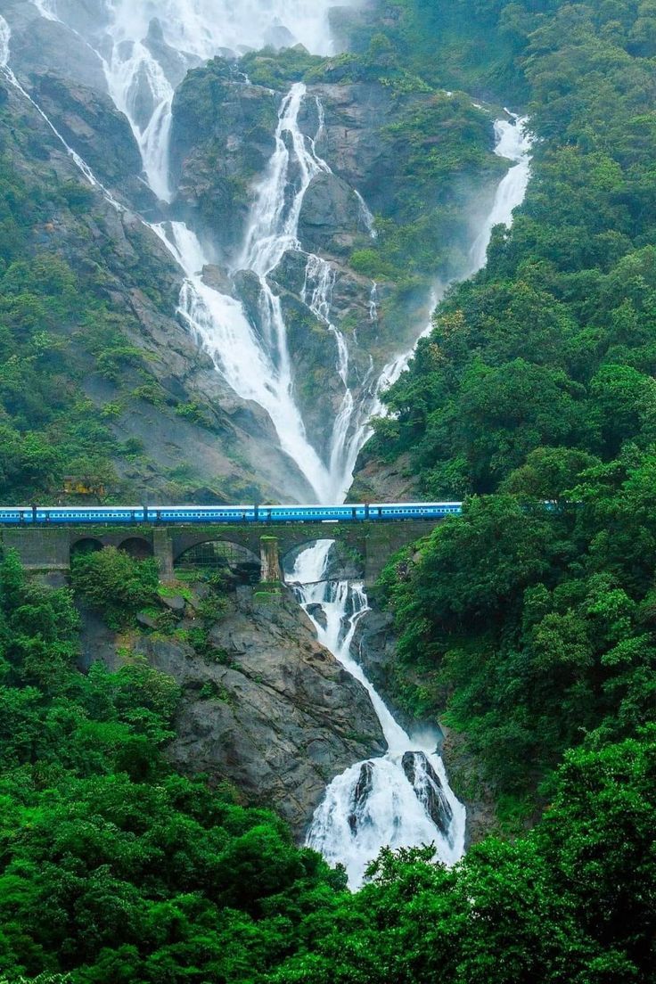 Places to Visit in Goa - Dudhsagar Waterfalls in Sanguem